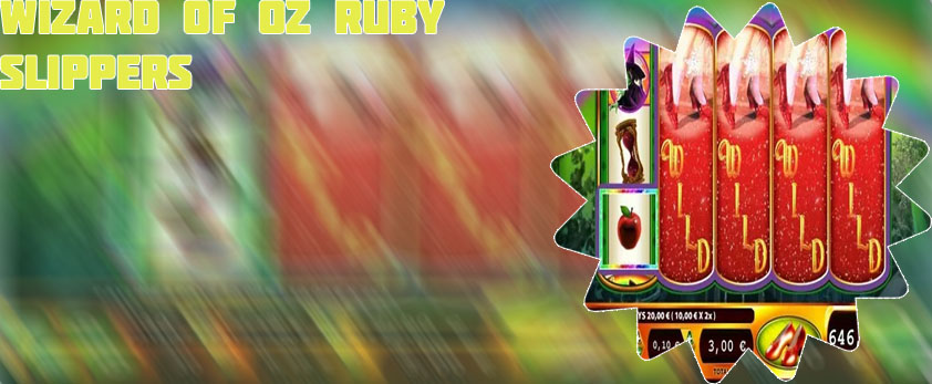Ruby slippers slot machine