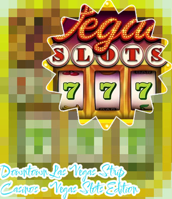 Vegas downtown slots and words